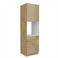Szafka kuchenna wysoka Arteo 60 DPS-210 3S 1F